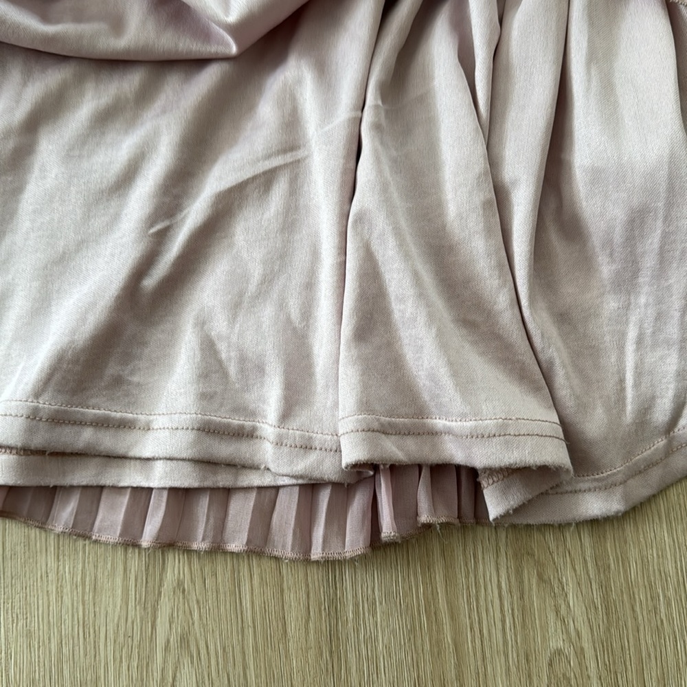 Pinkblush pleated tiered off the shoulder maxi dress nwot - Picture 12 of 12